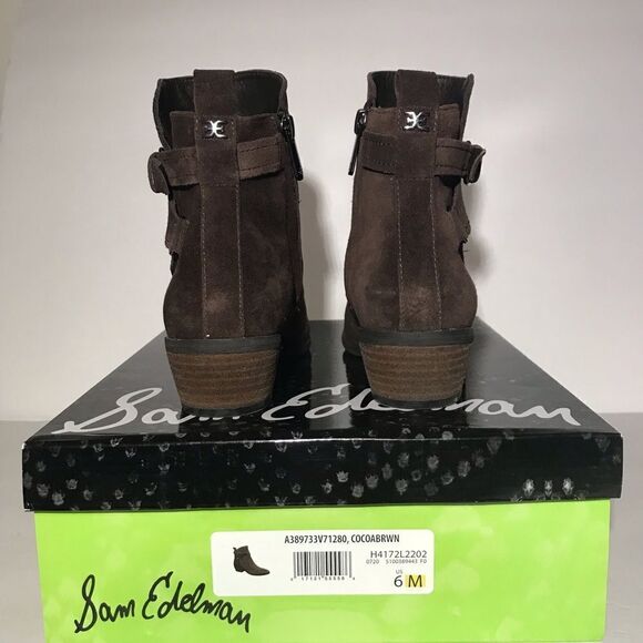 Sam Edelman Polina Suede Ankle Boots - Picture 6 of 7